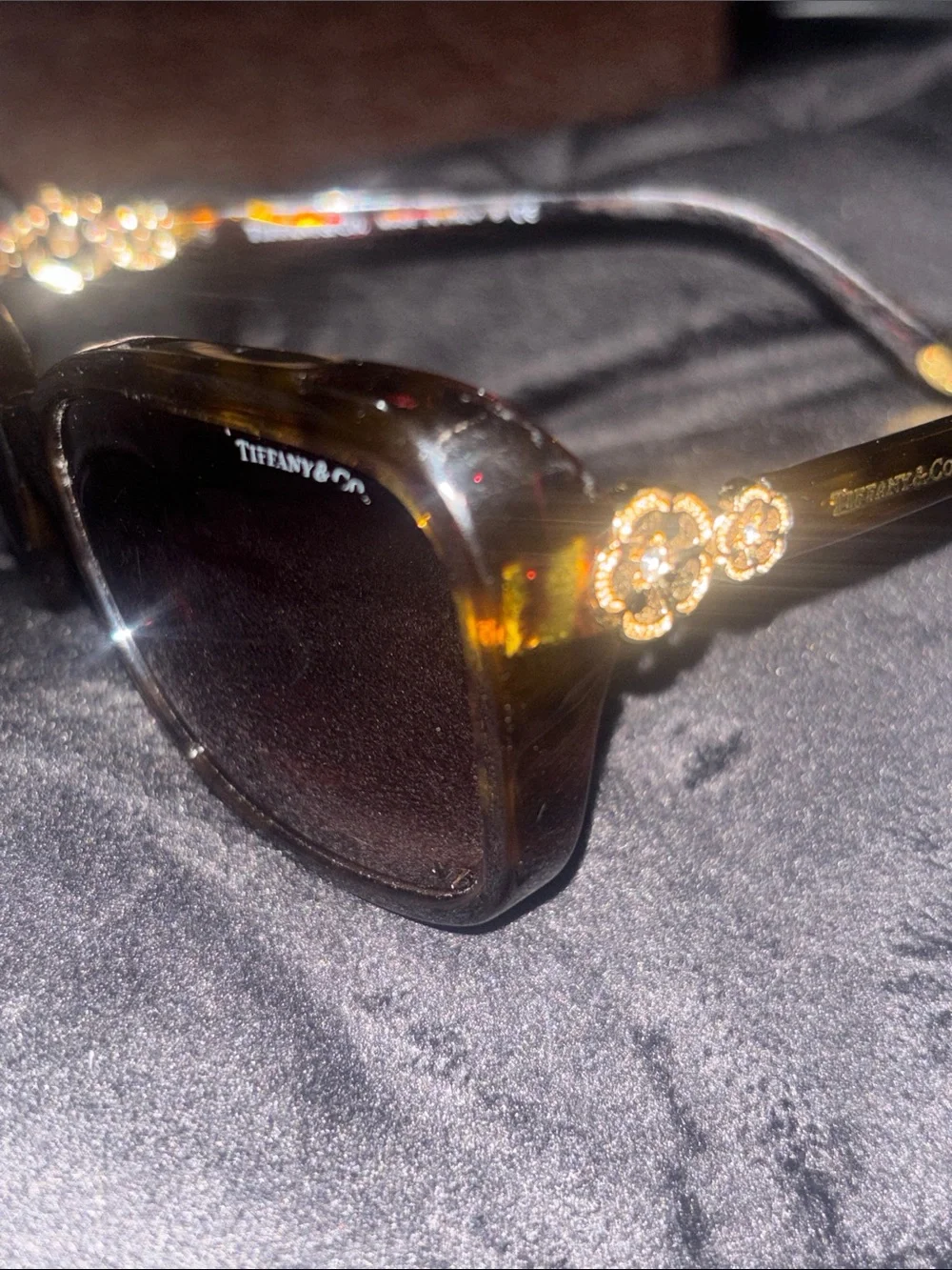 Tiffany & co vintage sunglasses tortoise shell designer sunglasses